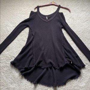 free people long off the shoulder sweater